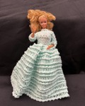 Barbie doll in mint crochet dress by Indiana State University, University Archives