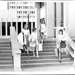 Students moving out of Mills Hall by Indiana State University