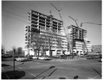 Construction of Cromwell and Blumberg Halls by Indiana State University