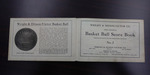 Basket Ball Score Book by Indiana State University