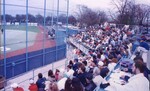 Bleachers in Bob Warn Field by Indiana State University