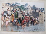 Bathers in the Ganges by Indiana State University