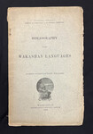 Bibliography of the Wakashan Languages by Indiana State University