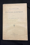 Dictionnaire Francais- Algonquin by Indiana State University