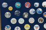 Homecoming buttons by Indiana State University, Special Collections