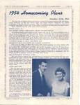 Homecoming Program, 1954, page 3 by Indiana State University, Special Collections