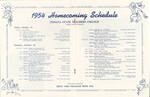 Homecoming Program, 1954, page 4 by Indiana State University, Special Collections