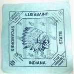 Indiana State University handkerchief by Indiana State University, Special Collections