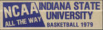 NCAA bumper sticker by Indiana State University, Special Collections