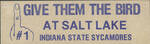 Indiana State University basketball bumper sticker by Indiana State University, Special Collections