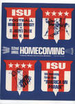 Homecoming Program, 1968, cover by Indiana State University, Special Collections