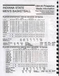 Indiana State Basketball Prospectus, 1994-1995, page 28 by Indiana State University, Special Collections