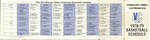 Missouri Valley Conference Schedule 1978-79 by Indiana State University, Special Collections