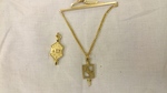 Business fraternity and Business honorary pendants by Indiana State University, University Archives