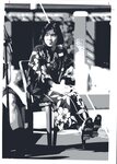 Japanese international student by Indiana State University, University Archives