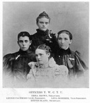 Officers of the Y.W.C.T.U (Young Women Christian Temperance Union) by Indiana State University, University Archives