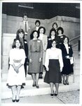 Pi Omega Pi initiatites by Indiana State University, University Archives