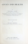 Civics and Health -- Title page by Rare Books and Manuscripts