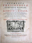 Elementa Physiologiae Corporis Humani -- Title Page by Rare Books and Manuscripts